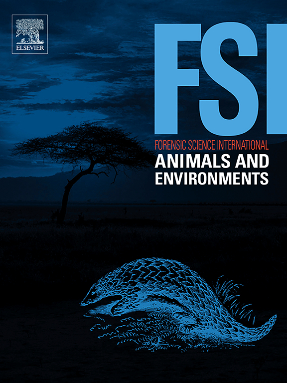 Go to journal home page - Forensic Science International: Animals and Environments
